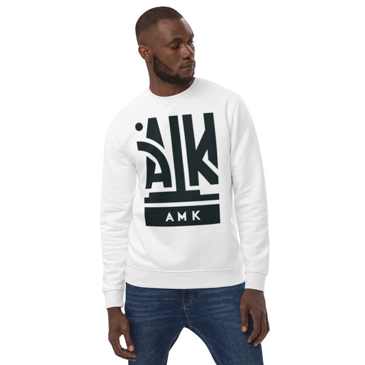 TE019.1 - Unisex Bio-Pullover - Sweater - Sweatshirt - Social Media Trend - AMK 1 - black logo