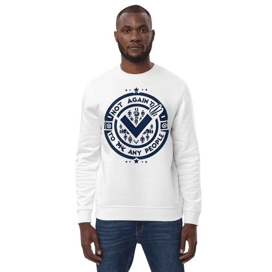 FE013.2 - Unisex Bio-Pullover - Sweater - Sweatshirt - Not again 1 - dark night logo